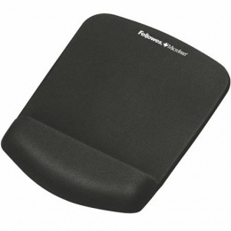 Egéralátét csuklótámasszal, habtöltésű, FELLOWES "PlushTouch™", fekete